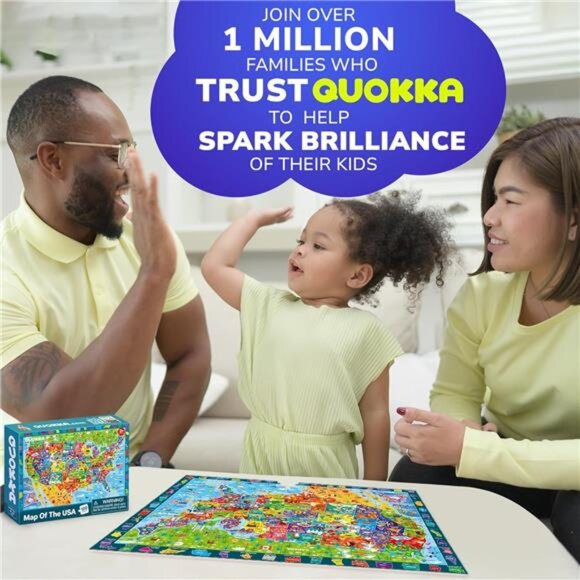 100 Piece Puzzles for Kids Ages 4-6 – 3 Pack Floor Puzzles for Kids 8-10 Years - Picture 2 of 7